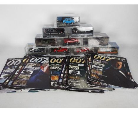 Universal Hobbies - James Bond - 10 x 1:43 scale models and a quantity of accompanying magazines. Includes Lamborghini Diablo
