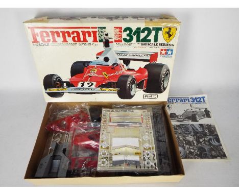 Tamiya - A vintage boxed Tamiya BS1219 Ferrari 312T 1:12 'Big Scale' plastic model kit. The kit appears to be in Mint conditi