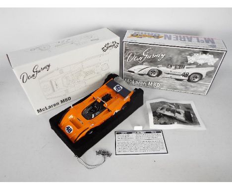 GMP - A boxed Limited Edition GMP 1:18 scale #12025 Dan Gurney McLaren M8D The highly detailed diecast appears to be in Mint 