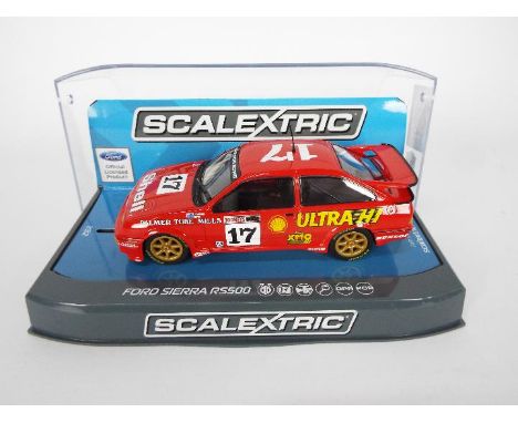 Scalextric - Ford Sierra RS500 Cosworth in Palmer Tube Mills livery as driven by Dick Johnson and John Bowe. # C3740. The car