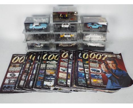 Universal Hobbies - James Bond - 10 x unopened 1:43 scale models and a quantity of accompanying magazines. Includes Citroen T