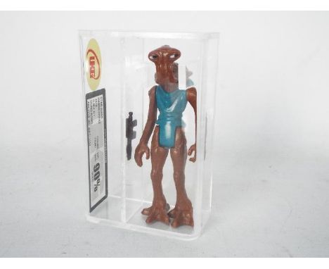 Star Wars - A loose vintage and graded Star Wars 3 3/4 action figure Hammerhead'. The figure is UK Graded at 90% overall, wit
