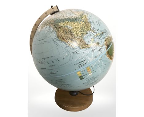 A Danish plug-in globe, height 54 cm. (continental plug)
