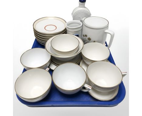 A Royal Copenhagen part tea service, further decanter