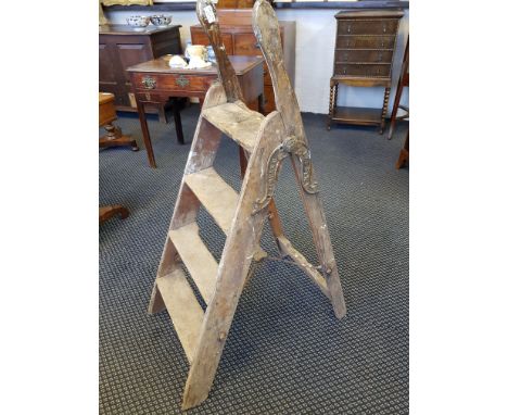 Vintage simplex step ladders.