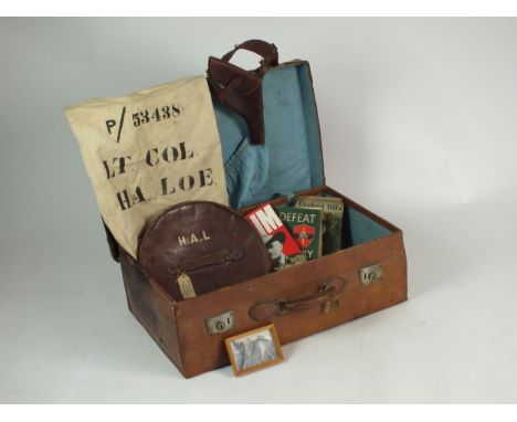 A collection of WW2 items owned by Hon. Lt. Col. Harry Adrian Loe, primarily relating to his service in the Burma Campaign, t