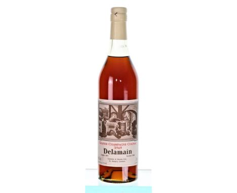 1969 Delamain Grande Champagne CognacLanded in 1972 and bottled in 1996 for Justerini & Brooks1x70cl