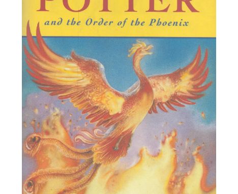 Harry Potter and The Order of The Phoenix by J K Rowling 2003 Hardback Book First Edition with 766 pages published by Bloomsb