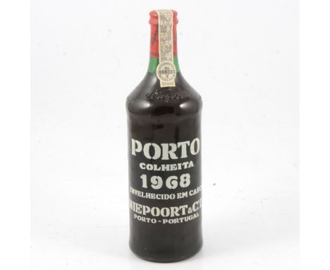 Niepoort &amp; Co, Colheita, 1968 vintage port, bottled 1978, 75cl.