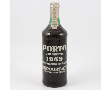 Niepoort &amp; Co, Colheita, 1959 vintage port, bottled 1978, 75cl.