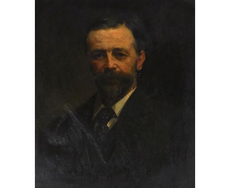 Frank Brooks (British 1854-1937). Half-length portrait of a gentleman, oil on canvas, 61cm x 51cm.