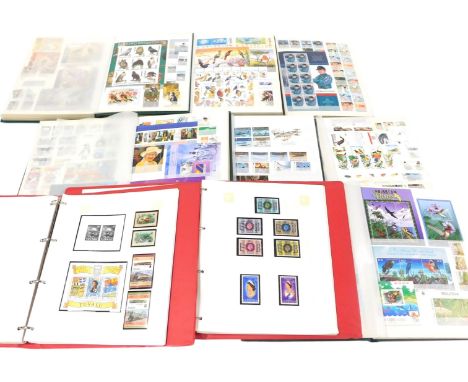 Philately postage stamps. Including Malaysia, Fiji, Grenada, Gibraltar, Eire, The Maldives, Cuba, many of ornithological inte