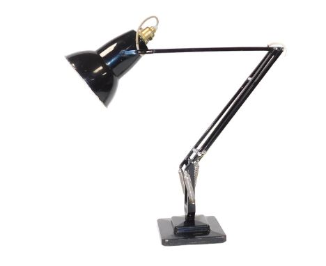 A Herbert Terry &amp; Sons Limited black Anglepoise table lamp.