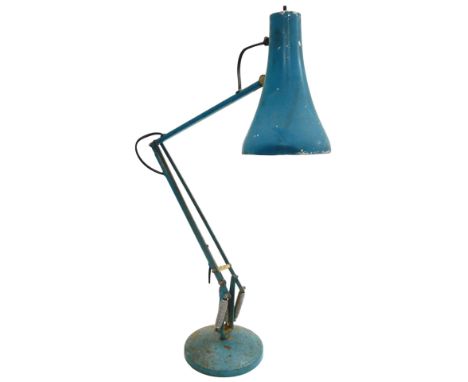 An Anglepoise pale blue model 90 table lamp. 