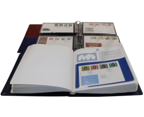 Philately postage stamps. First day covers, including The Royal Heritage Society, Queen Elizabeth II Silver Jubilee first day