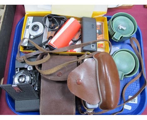 Kershaw Eight 20 Penguin Camera, Agfa Optima II 1:2 5/45 Camera, Agfa Rapid Camera, Etc:- One Tray