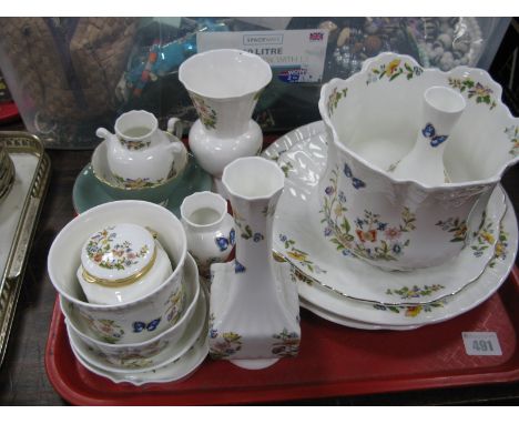 Aynsley 'Cottage Garden' China, of approximately sixteen pieces:- One Tray.