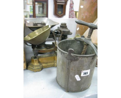 Avery and Other Weighing Scales and Weight, tongue press.
