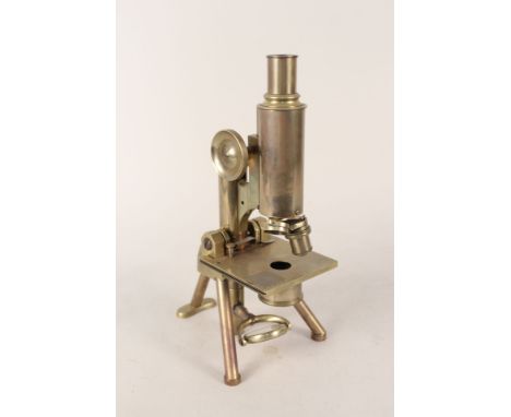 A brass microscope by J Swift &amp; Son London