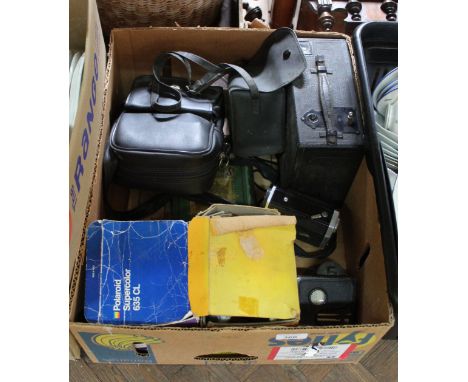 A large The Express box camera plus others etc