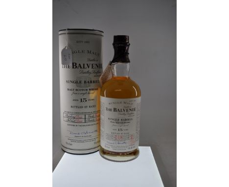 The Balvenie Single Barrel 15 Year Old Single Malt Scotch Whisky, Speyside, Scotland 1994    The Balvenie Malt Master selects