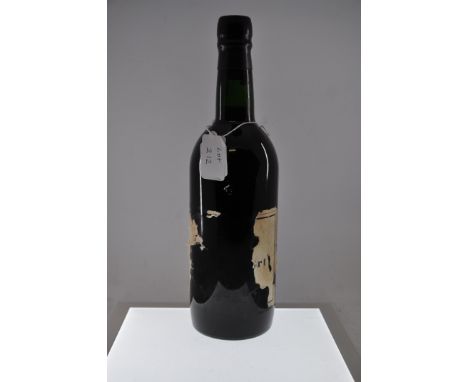 1 BOTTLE OF 1966 TAYLOR VINTAGE PORT - WITH PARTS OF THE LABEL SEPARATE 