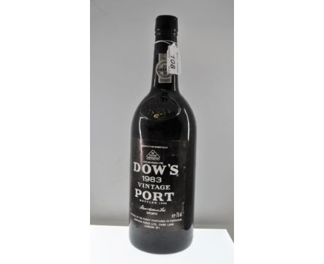 1 BOTTLE OF DOWS VINTAGE PORT 1983