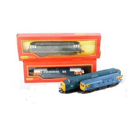 00 gauge model railway diesel locomotives, mostly by Tri-ang, Hornby and Lima, including R758 Hymek diesel, 'The Burma Star' 