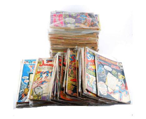 Silver-age comics published by DC, large quantity to include Batman, Superman, Worlds Finest, Superboy, Actions Comics etc, a