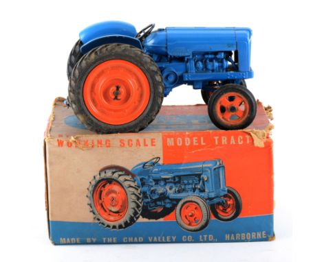 Chad Valley diecast model of a Fordson Major tractor, in original box. 