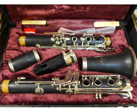 An Armstrong clarinet, cased 