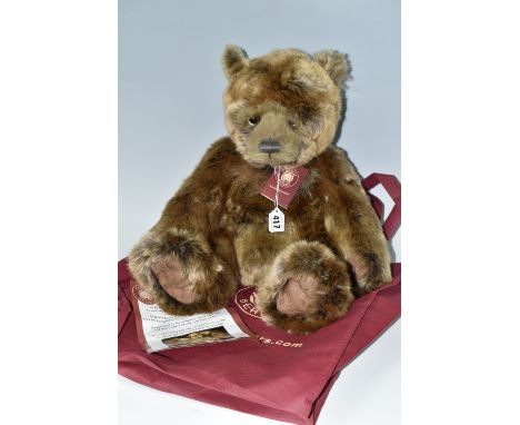 A CHARLIE BEAR 'BUBBA' CB141484, exclusively designed by Isabelle Lee, height approx. 54cm, with tags and labels attached, co