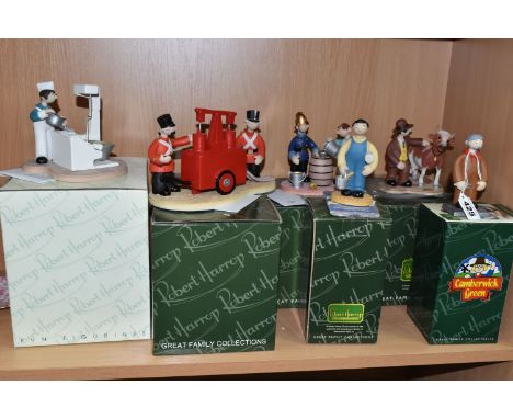 SIX BOXED ROBERT HARROP 'THE CAMBERWICK GREEN COLLECTION' FIGURES AND GROUPS, comprising CGYP01 Lord Belborough (When I'm the