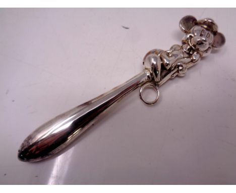 A vintage child's rattle 