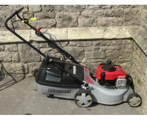 Masport 300 series 18 petrol driven rotary lawn mower with Briggs &amp; Stratton 450E series engine 