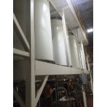 8 Bin Bulk Storage area Mild Steel with Vibratory Bin Bottoms, Scaling Hoppers Controls and