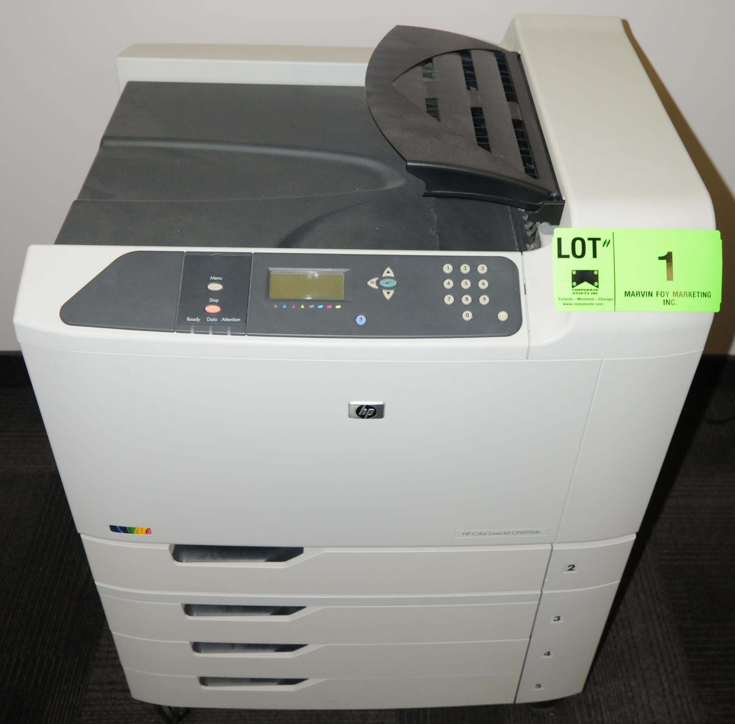 HP (2013) COLOR LASERJET CP6015DN HIGH CAPACITY COLOR LASERJET PRINTER