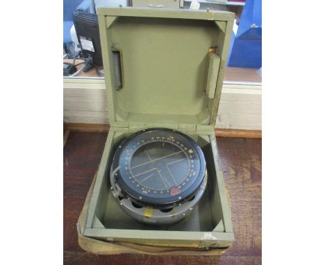 A military P10 boxed compass 