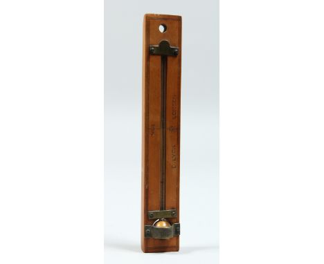 A THERMOMETER, D. LYON, LONDON 5.5ins long.