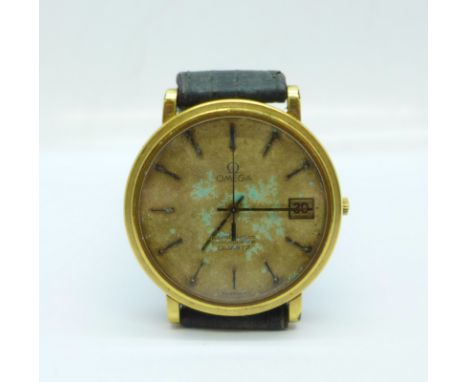 A gentleman's Omega Constellation chronometer quartz wristwatch 