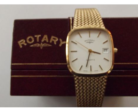 Rotary Daydate gent's wristwatch in original case and keeping good time
