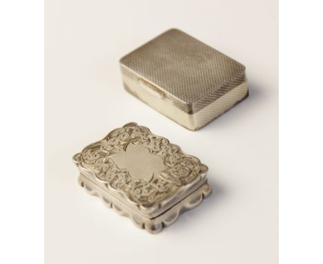 A Victorian silver vinaigrette, Cornelius Desormeaux Saunders &amp; James Francis Hollings Shepherd, Birmingham 1897, of rect