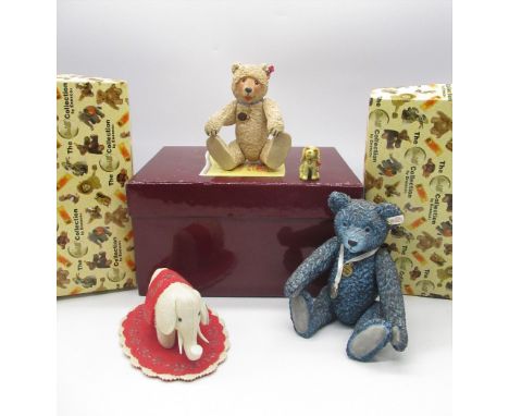 Three Steiff Enesco teddy bears, boxed (3) 