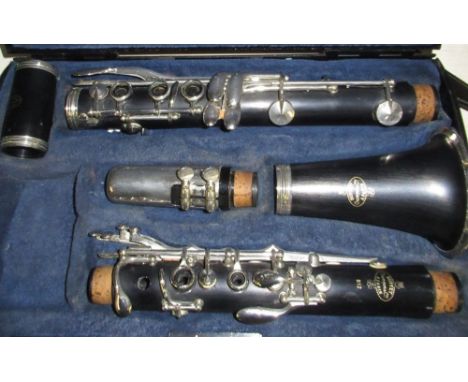 Cased Buffet Crampon &amp; Co Paris B12 clarinet 