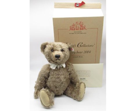 Steiff British Collectors 2004 replica teddy bear in caramel mohair with working growler mechanism, limited edition no. 2397/