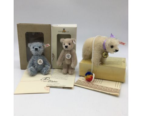 Steiff Club 2004, 2005 and 2006 teddy bears, all boxed with certificates, H7cm (3) 