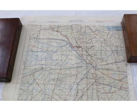 Large collection of Second World War British Army military maps of Italy