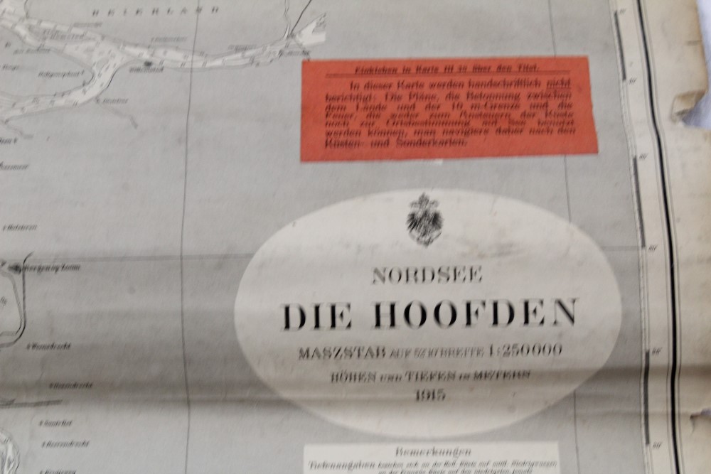First World War Imperial German map - auctions & price archive