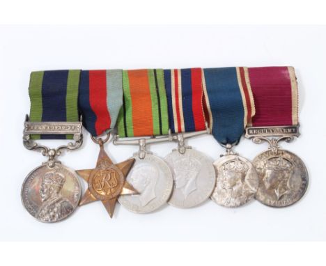 1930s and later medal group - comprising India General Service medal with one clasp - Burma 1930 - 1932, named to 5377207 PTE