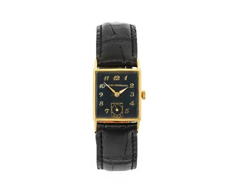 Girard Perregaux: A 14 Carat Gold Wristwatch, signed Girard Perregaux, 1940's, (calibre 86AE 3455) manual wound lever movemen